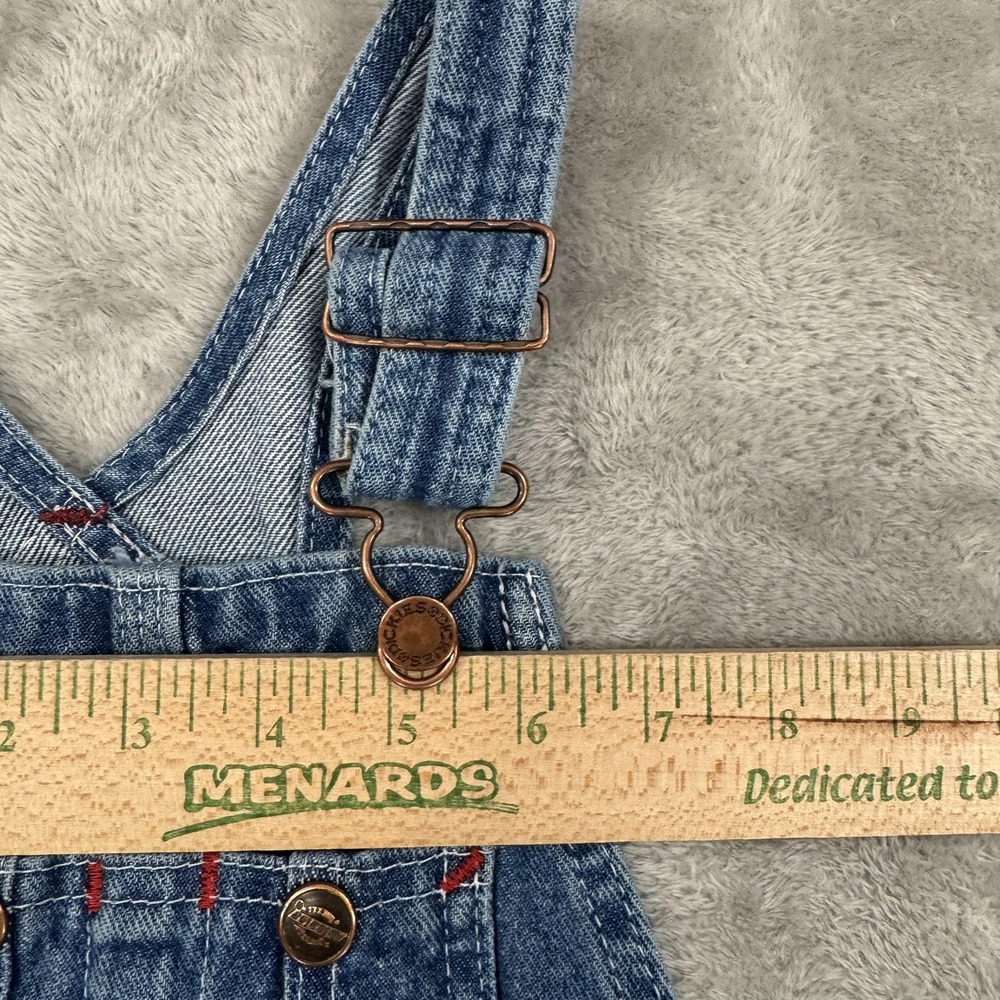 Dickies Bib Overalls Kids S Blue Denim Carpenter Play Farm Work School Casual - Picture 10 of 16